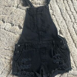 Black overalls American Eagle